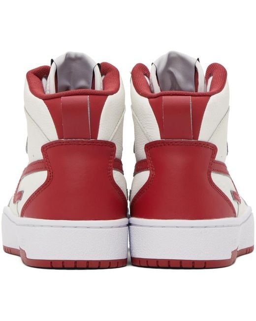 DIESEL White & Red S-ukiyo V2 Mid Sneakers for men
