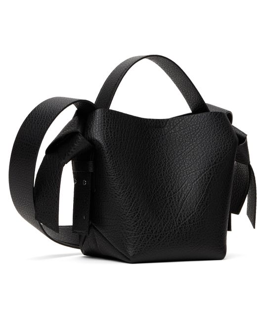 Acne ブラック ミニ Musubi ショルダーバッグ Black