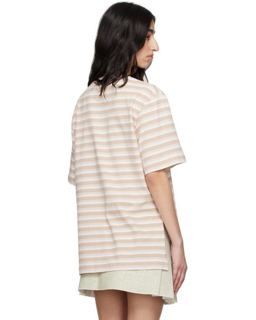 Rabanne ホワイト＆ブラック オーバーサイズ Tシャツ Multicolor