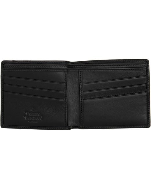Vivienne Westwood Black Billfold Wallet for men
