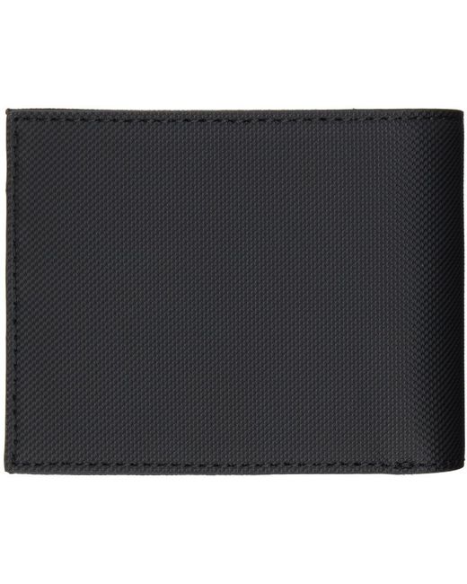 Petit portefeuille noir Lacoste pour homme en coloris Black