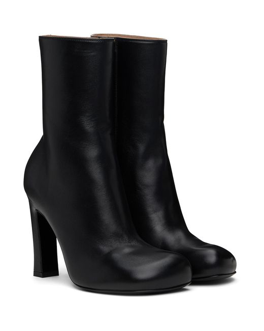 Bottega Veneta Black Nico Ankle Boots