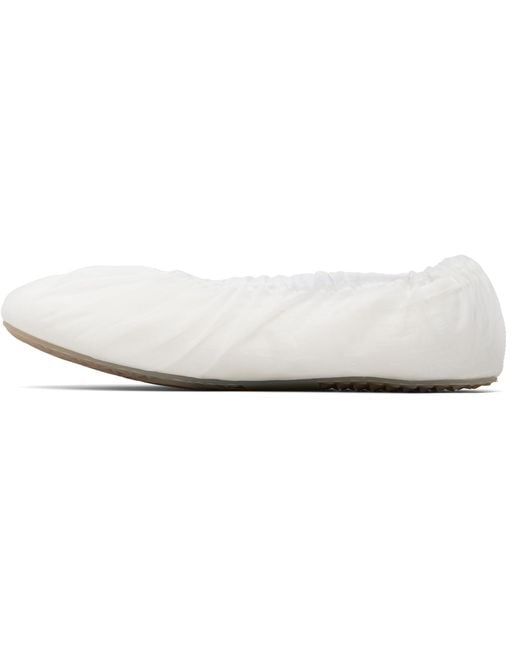 Maison Margiela Black Layered Ballerina Flats