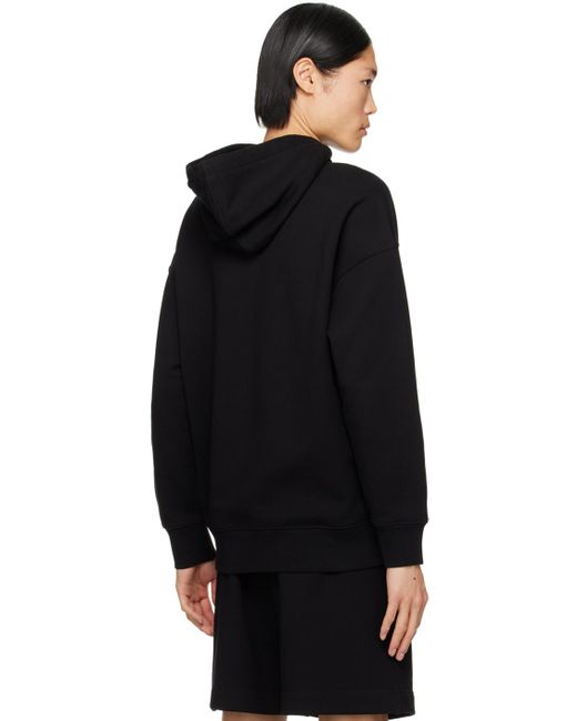 Pull à capuche noir à image à logo contrecollée Givenchy pour homme en coloris Black