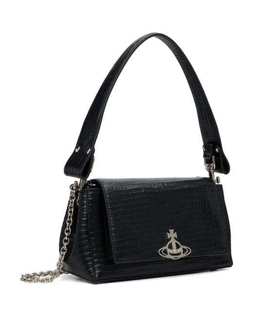 Vivienne Westwood Black Hazel Medium Handbag