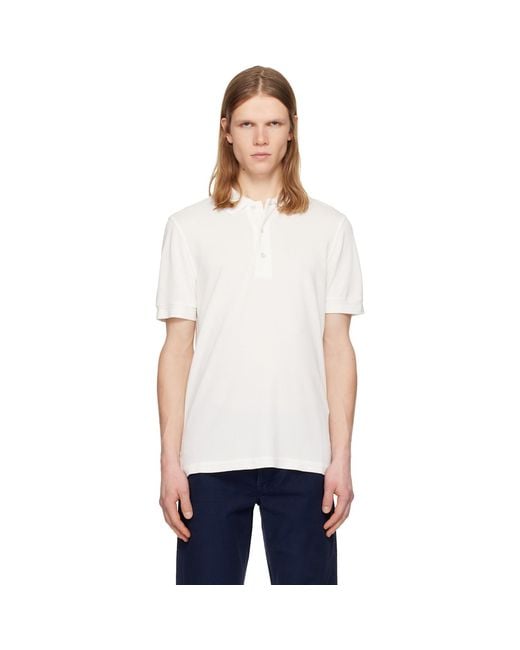 Tom Ford Multicolor Off- Piquet Polo for men