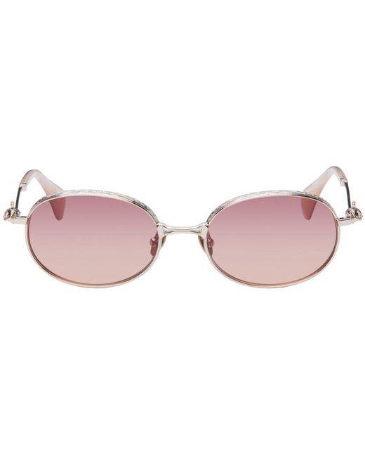 Vivienne Westwood Black Oval Sunglasses