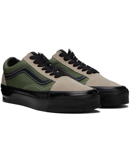 Vans Black Khaki & Taupe Old Skool 36 Lx Sneakers for men
