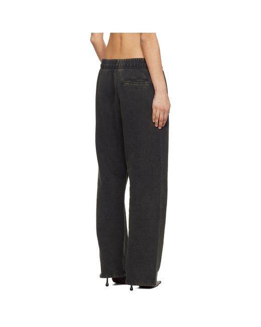 Entire studios Black Straight Leg Sweatpants