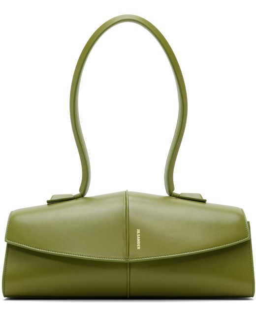 Jil Sander Green Linea Shoulder Bag