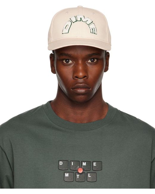 Dime Off-white Arch Bouclé Cap in Green for Men | Lyst