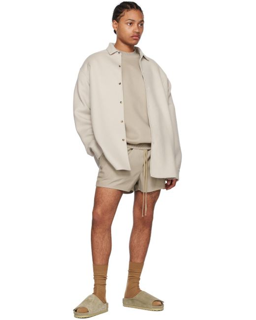 Fear Of God Natural Taupe Crewneck Sweater for men