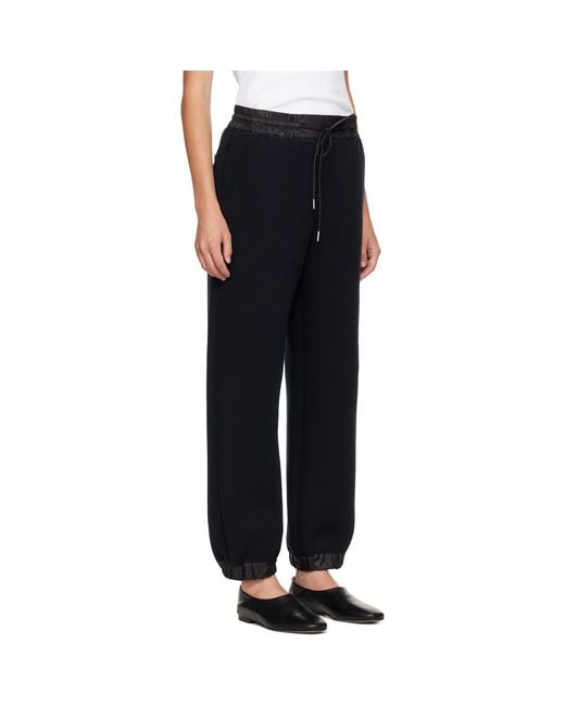Sacai Black Sponge Sweatpants