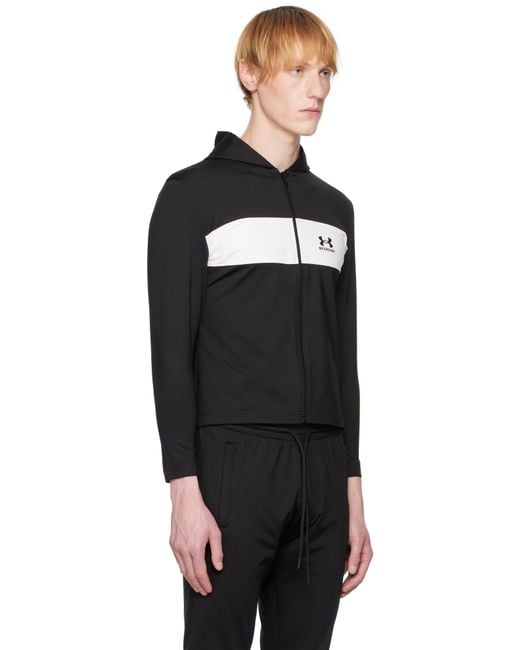 Balenciaga Black Zip-Throughs for men
