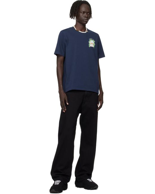 Casablanca White Medium Pearl Logo Necklace for men