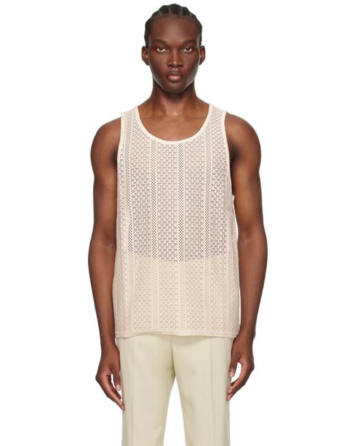 Saturdays NYC White Off- Gabriel Tank Top for men