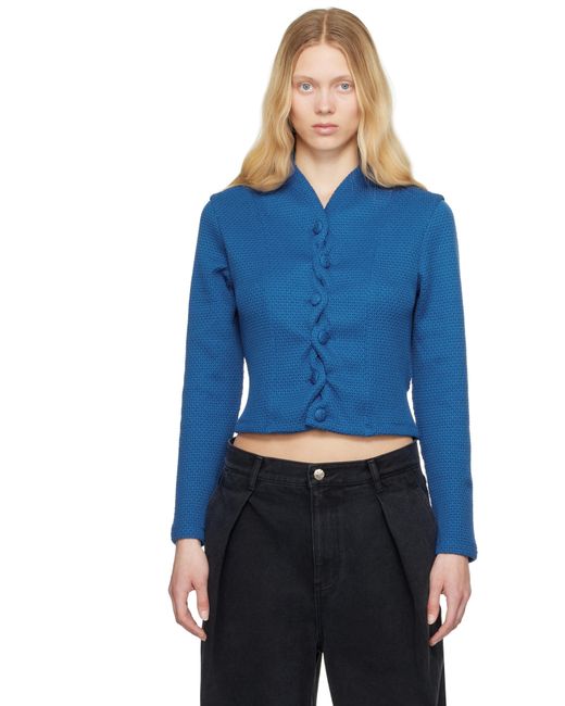 Cardigan Product. 62 Bleu Adererror en coloris Blue