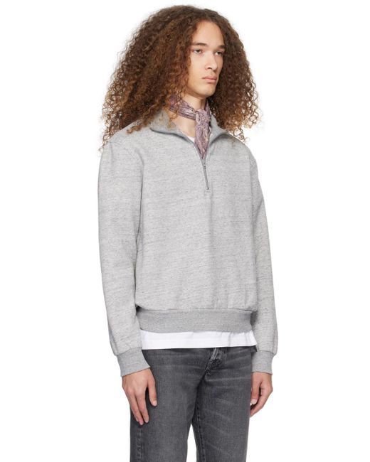 Acne Black Half-zip Sweater for men