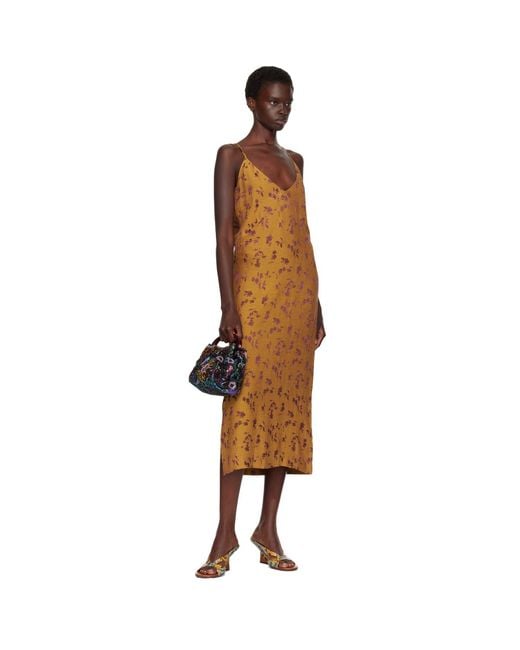 Dries Van Noten Blue Small Embellished Bag