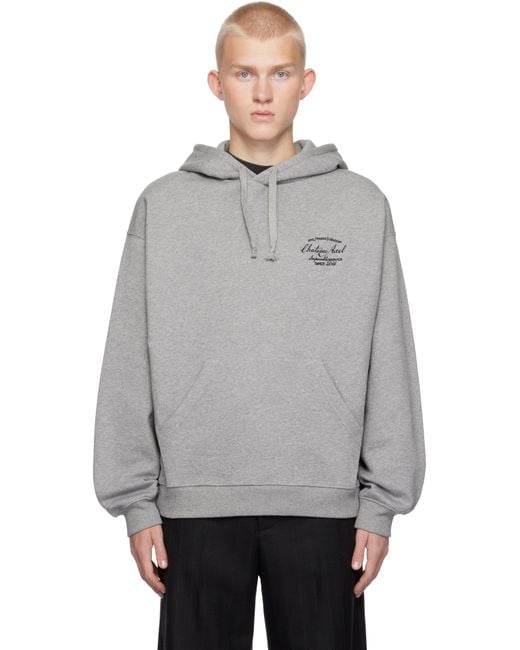Axel Arigato Gray 'Château Axel' Hoodie for men