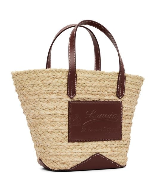 Lanvin Brown Catch Tote