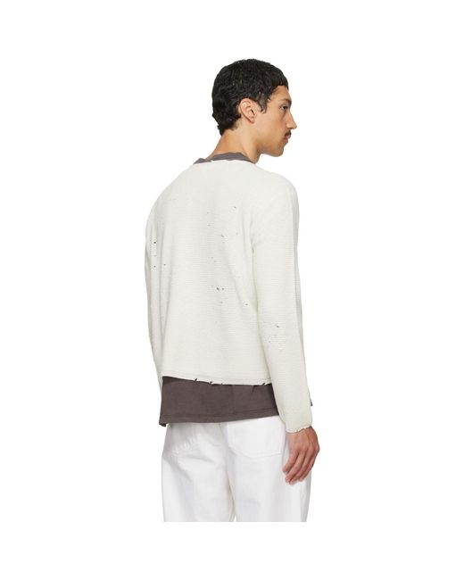 Pull Friends Blanc Cassé Second/Layer pour homme en coloris White