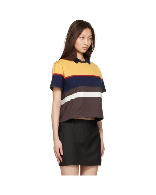 Versace Black Striped Cotton-Jersey Polo