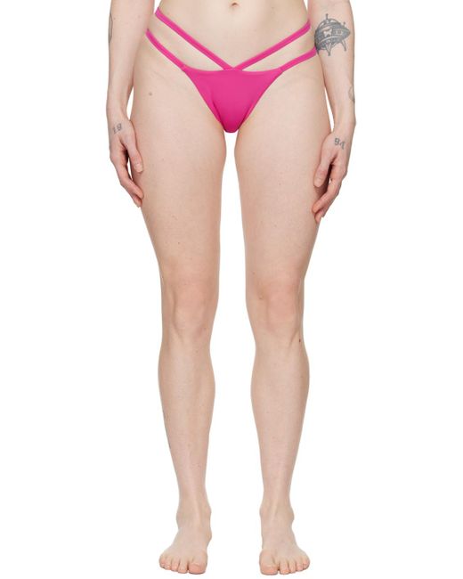 Culotte de bikini rose à méduse '95 Versace en coloris Pink