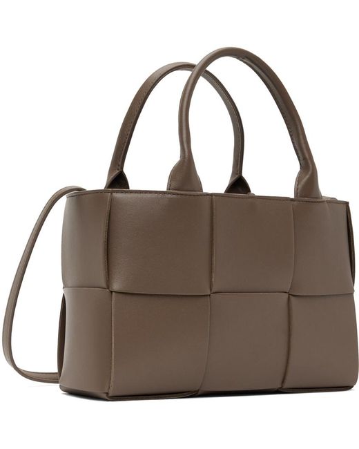 Bottega Veneta Brown Taupe Mini Arco Tote