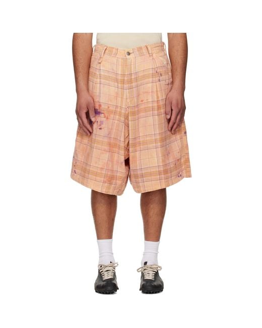 R13 Natural Jesse Carpenter Shorts for men