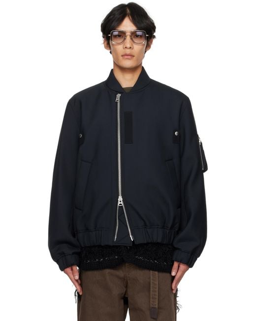 ジャケット・アウター [sacai] Technical Jersey Zip Up Blouson SACAI TECHNICAL JERSEY BLOUSON BEIGE NEW SEASON PARLOUR X SYDNEY