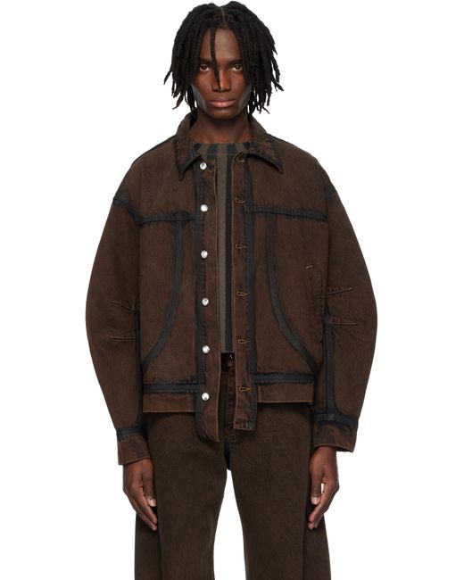 Eckhaus Latta Black El Redux Denim Jacket for men