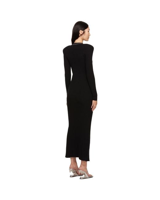 Gcds Black Bling Maxi Dress