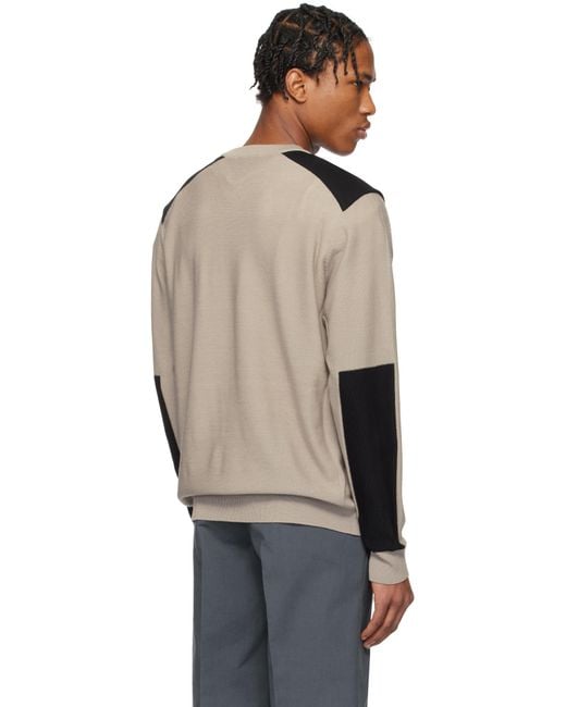 Canada Goose Black Taupe Dartmouth Crewneck Sweater for men