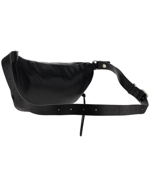 Jil Sander Black Pivot Belt Bag for men