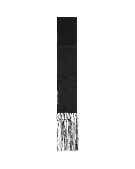 Dries Van Noten Black Fania Scarf