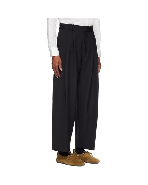 Studio Nicholson Black Line Tailored Trousers for men