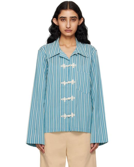 Bode Shore Stripe シャツ Bode Shore Stripe シャツ