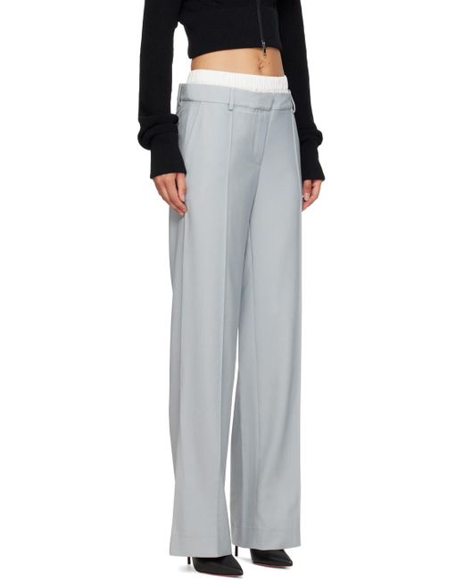 AYA MUSE Black Pinched Seam Trousers