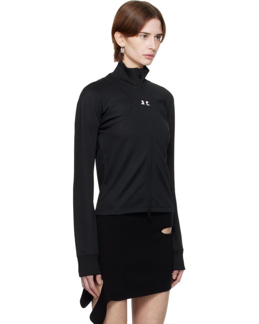 Courreges ブラック Scuba インターロック トラックジャケット Black