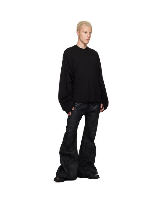 Julius Black Long Sleeve Over T-Shirt for men