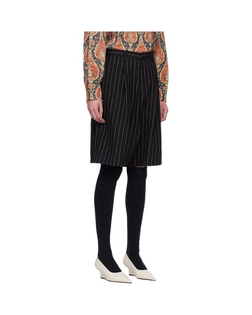 R13 Black Jumbo Tailored Shorts