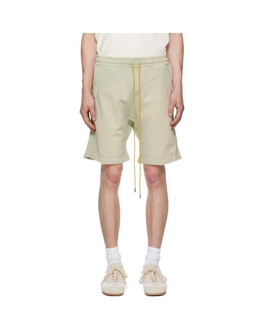 Rhude Natural Classique Sweat Shorts for men