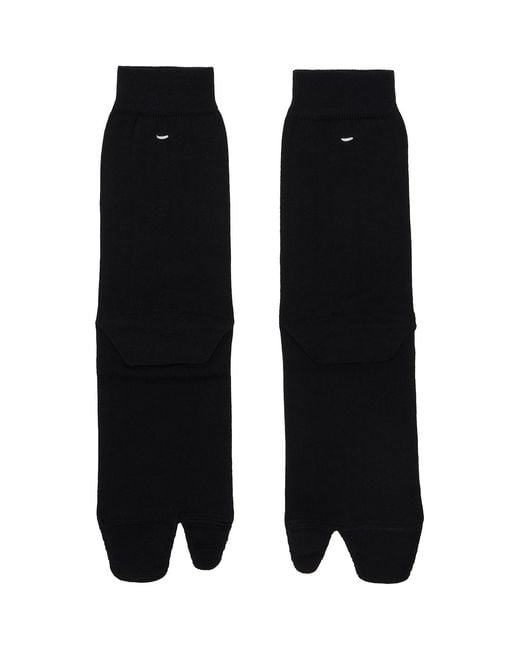 Maison Margiela Black Tabi Socks