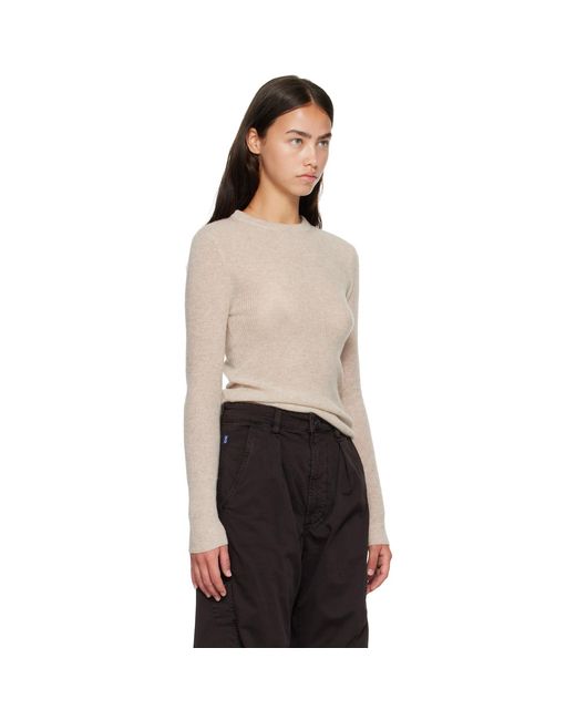 Citizens of Humanity Black Alessia Crewneck Sweater