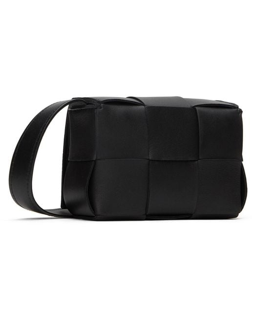 Bottega Veneta Black Cassette Shoulder Bag