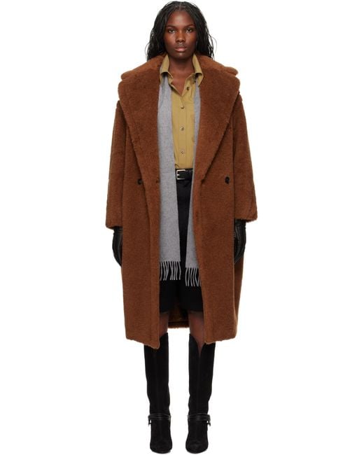 Tan teddy bear coat sale
