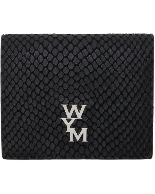 Wooyoungmi Black Leather Wallet for men