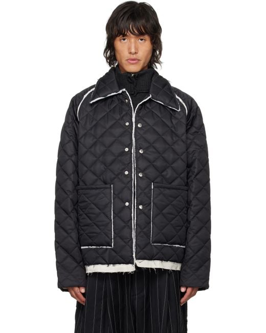 Camiel Fortgens Black Coach Jacket for men