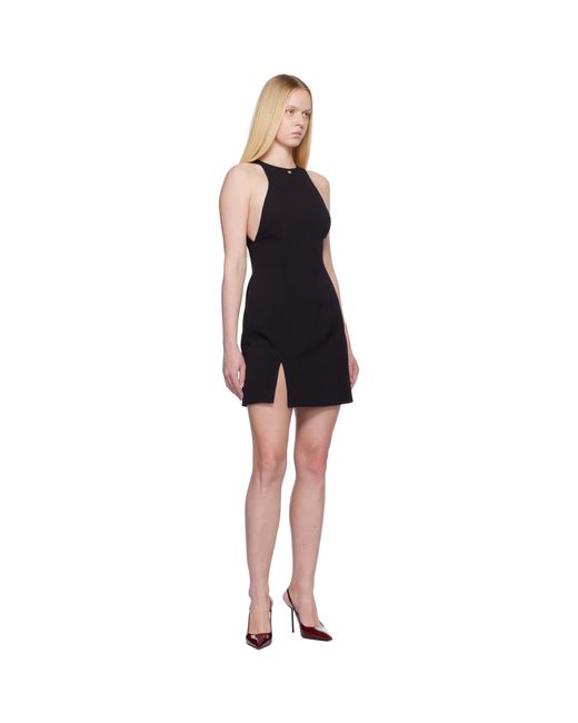 Amiri Black Slit Minidress